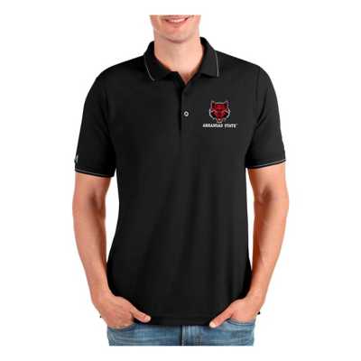 Antigua NCAA Louisville Cardinals Mens Affluent Tall Polo, Red, XLT