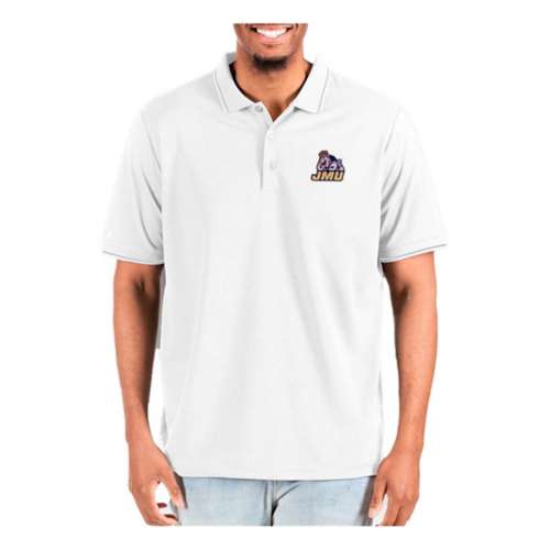 Antigua James Madison Dukes Affluent short-sleeve cotton polo shirt Blu Polo