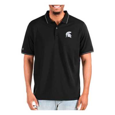 Antigua NFL Pittsburgh Steelers Men's par Polo, Black, Small