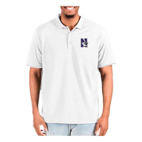 Antigua Baltimore Ravens White/Black Ryder Polo