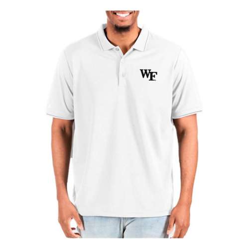 Antigua Wake Forest Deacons Affluent Maglione stile pur polo a coste pur polo