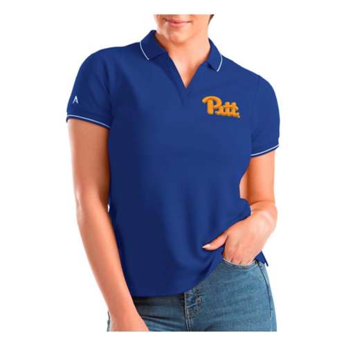 Antigua Women's Pittsburgh Panthers Affluent Polo