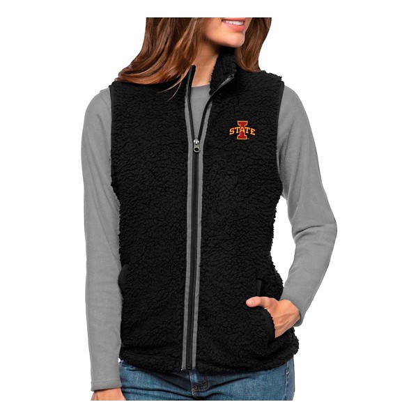 Antigua Women's Iowa State Cyclones Sherpa Grace Vest product image