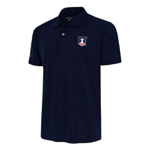 Texas Rangers Antigua Big & Tall Tribute Polo - Red