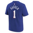 Nike Kids' Philadelphia 76ers James Harden #1 Name & Number T-Shirt