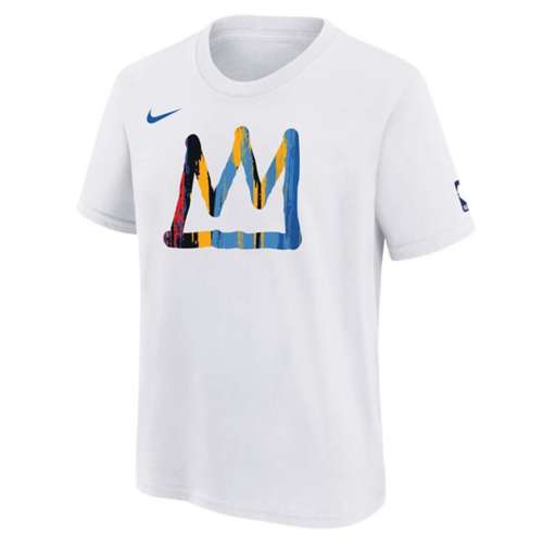 Nike Kids' Brooklyn Nets 2022 City Edition Essential Logo T-Shirt