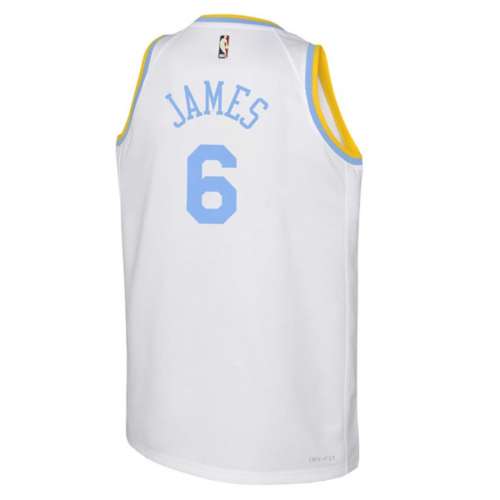 Nike Kids' Los Angeles Lakers LeBron James #6 Hardwood Classic Jersey