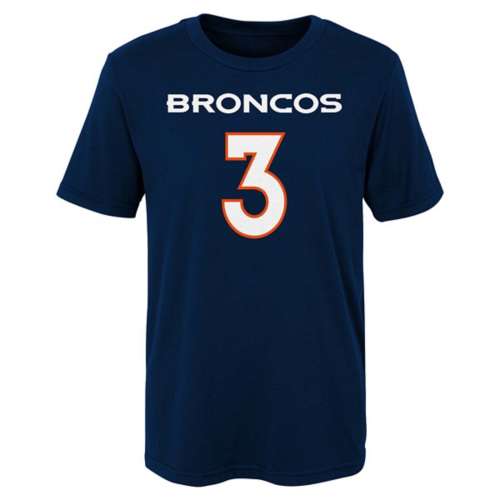 Nike Youth Denver Broncos Russell Wilson #3 Navy T-Shirt