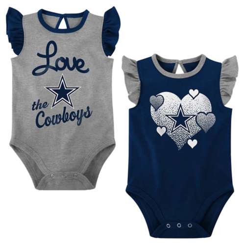 Genuine Stuff Baby Dallas Cowboys Spread Love Onesie Set