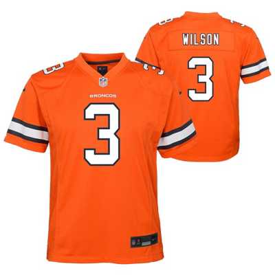 Nike, Shirts & Tops, Nike Denver Broncos Russell Wilson Kids Jersey 3