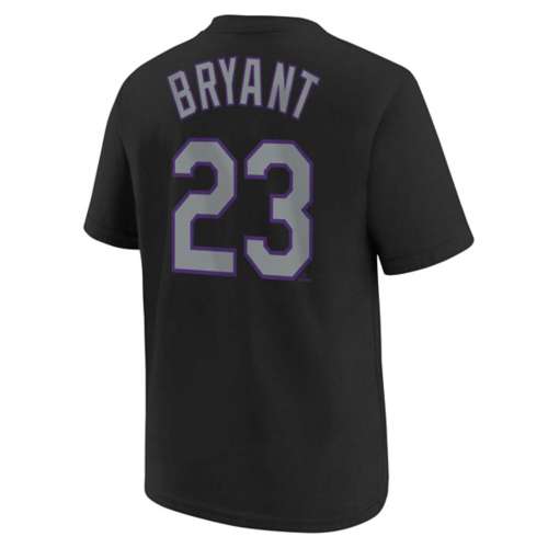 Nike Kids' Colorado Rockies Kris Bryant #23 Name & Number T-Shirt