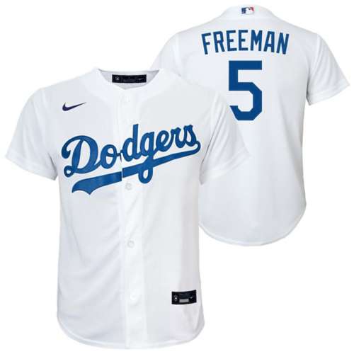 Nike Kids' Los Angeles Dodgers Freddie Freeman #5 Home Jersey T-Shirt