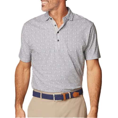 Men's johnnie-O Vestal Printed Cotton Performance Golf Polo