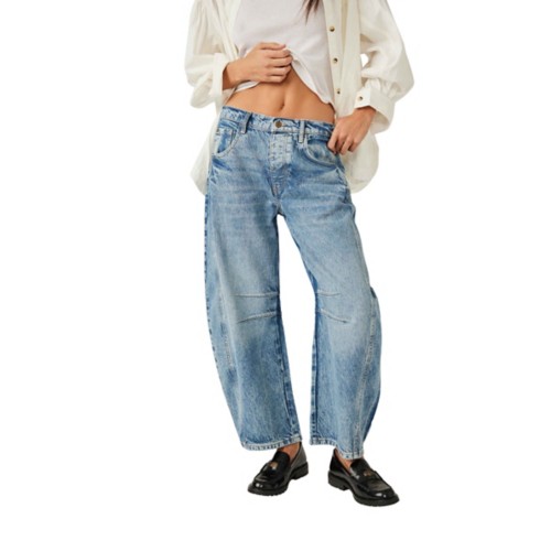 Women's Free People Good Luck Relaxed Fit Barrel Jeans