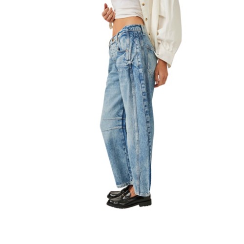 Women's Free People Good Luck Relaxed Fit Barrel Jeans