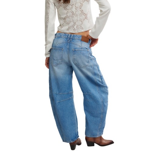 Women's Free People Good Luck Relaxed Fit Barrel Jeans