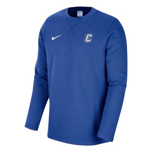 Nike Men's Creighton Bluejays Blue Spotlight Basketball Dri-FIT Long Sleeve  T-Shirt