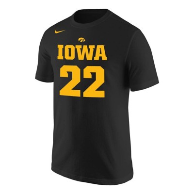 nike designs Iowa Hawkeyes Caitlin Clark #22 Name and Number T-Shirt