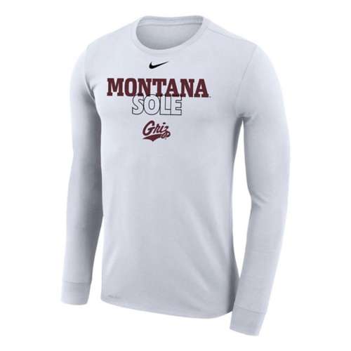 Nike Montana Grizzlies Bench Sole Long Sleeve T-Shirt