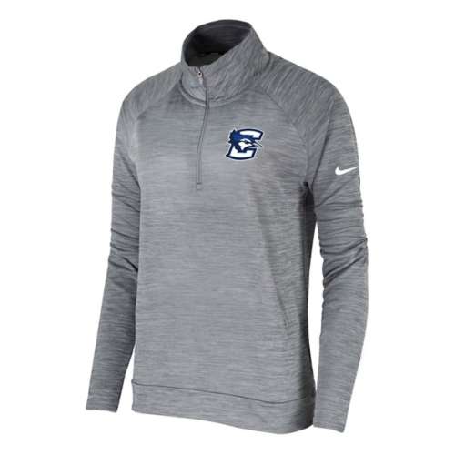 Nike Women's Creighton Bluejays DriFit Training Long Sleeve 1/4 Zip