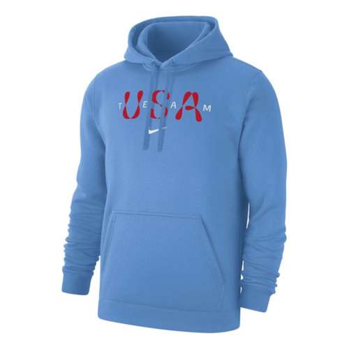 Nike hoodie blue and pink sleeve on sale