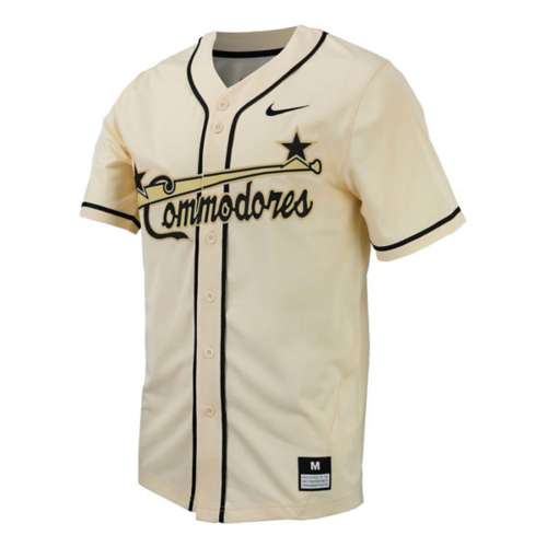 Nike Vanderbilt Commodores Natural Replica Baseball Jersey