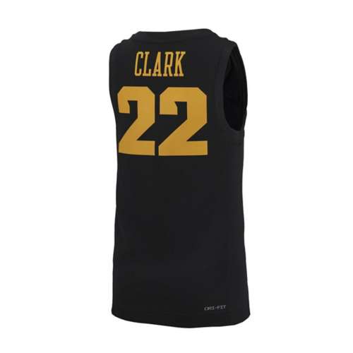 Nike Kids' Iowa Hawkeyes Caitlin Clark #22 Replica Jersey