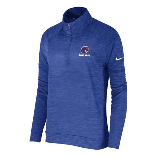 nike edition Women's Boise State Broncos Intensity Long Sleeve 1/4 Zip