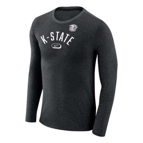 Nike Kansas State Wildcats Arch Drop Long Sleeve T-Shirt