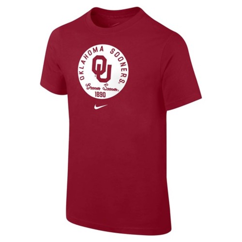 Nike Kids' Oklahoma Sooners Circle T-Shirt | SCHEELS.com Nike Kids' Oklahoma Sooners Circle T-Shirt | SCHEELS.com