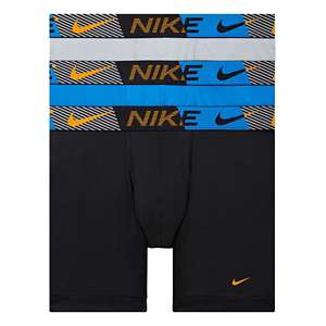 Men Nike DRI-FIT Cotton Stretch Boxer Briefs 3 Pack Black Green Camo  Underwear