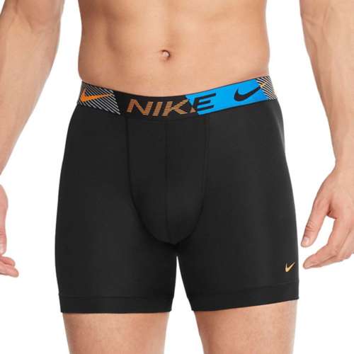 Nike Flex Micro Dri Fit Boxer Briefs 3-Pack Mens Size Small Black
