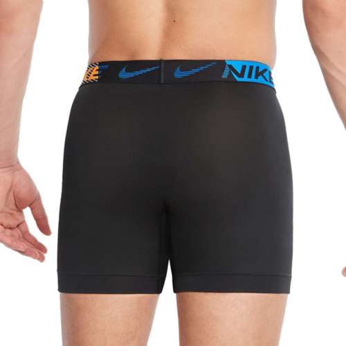 Nike 3 Pack Everyday Cotton Stretch boxer briefs with fly in  yellow/blue/navy