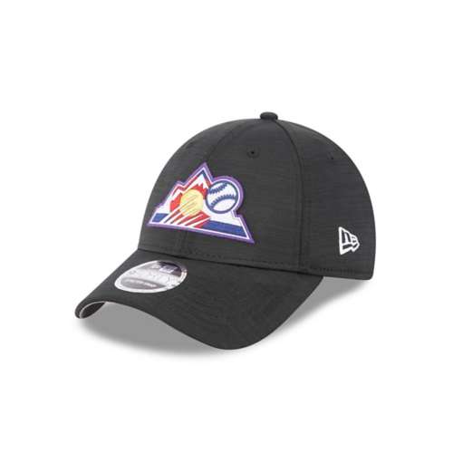 Men's Black Colorado Rockies Frost Adjustable Hat 