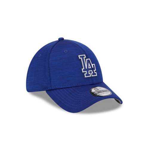 New Era This trendy sunhat boasts a full brim and ties that keep the hat in place 2023 Clubhouse Alternate LA Logo 39Thirty Flexfit Hat
