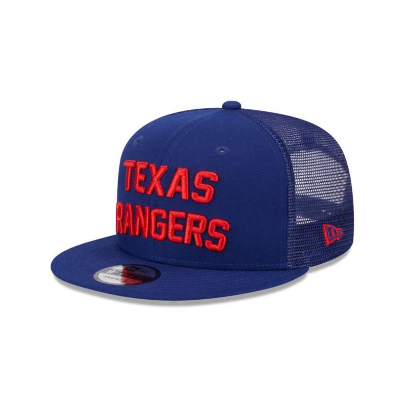 New Era Texas Rangers MLB Trucker 9FIFTY Snapback Hat