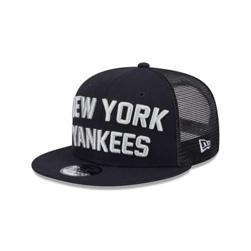 New York City Stack Hat- Black w/ White
