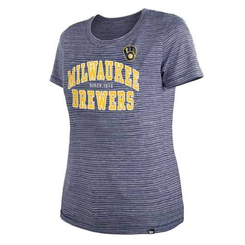 New Era Women's Milwaukee Brewers Team Spacedye T-Shirt