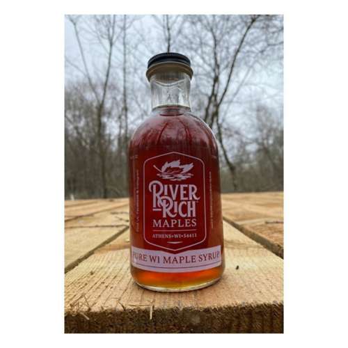River Rich Maples Pure WI Maple Syrup 16oz Bottle