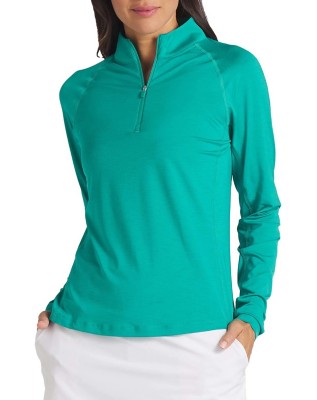 Women's Puma You-V Solid Long Sleeve Golf 1/4 Zip