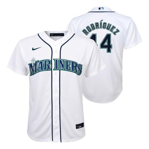 Youth Nike Julio Rodriguez White Seattle Mariners Home Replica Player Jersey Size Large