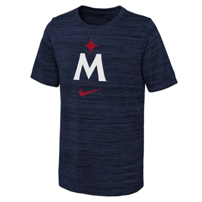 Nike Youth Minnesota Twins Navy Logo Velocity T-Shirt