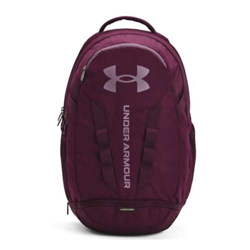 Under Armour Wisconsin Hustle 5.0 Backpack (Red)