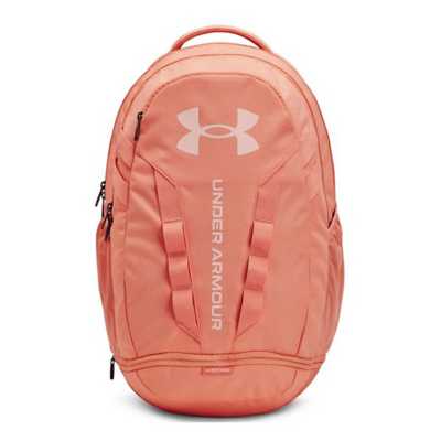 Under Armour 1361176963OSFA Hustle 5.0 Backpack Bubble Peach & Orange Dream - One Size