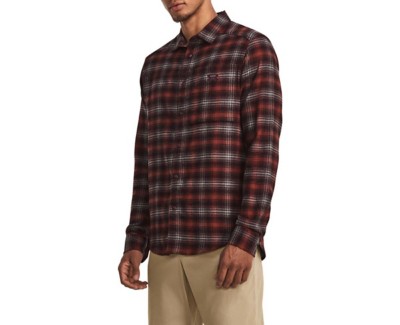 Men's Under Armour Tradesman Flex Flannel Long Sleeve Button Up Shirt