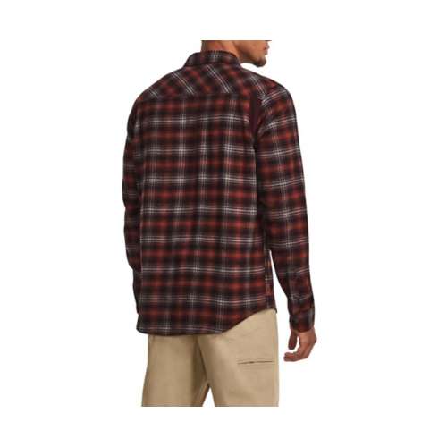 Men's Under Armour Tradesman Flex Flannel Long Sleeve Button Up Shirt