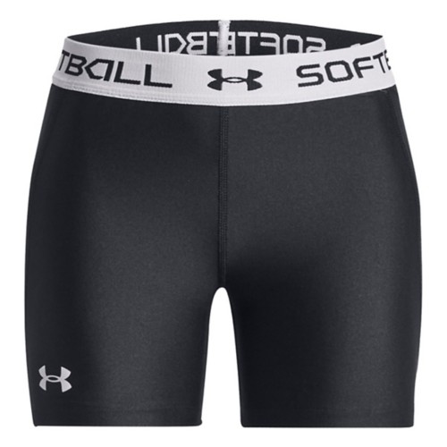 Youth Girls Under Armour Slider Baselayer Shorts