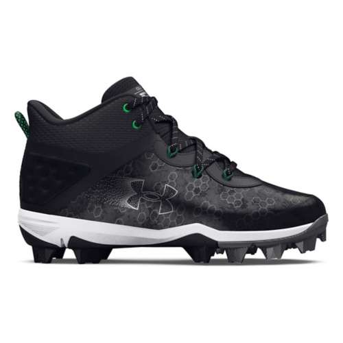 Big Boys' Under Armour Harper 8 Mid RM Jr. Molded Baseball Cleats