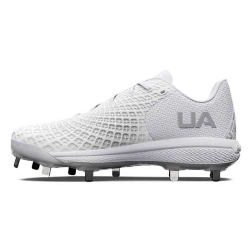 Under armour white outlet metal softball cleats