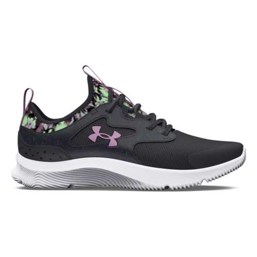 Little Girls' Under stretch Armour Infinity 2.0 Printed  Shoes